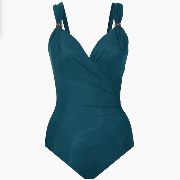 NEW Miraclesuit Razzle Dazzle Siren One-Piece Swimsuit Size 10 - Picture 12 of 12